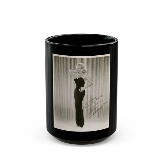 Terry Moore #488 (Vintage Female Icon) Black Coffee Mug-15oz-Go Mug Yourself