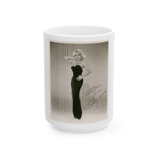 Terry Moore #488 (Vintage Female Icon) White Coffee Mug-15oz-Go Mug Yourself
