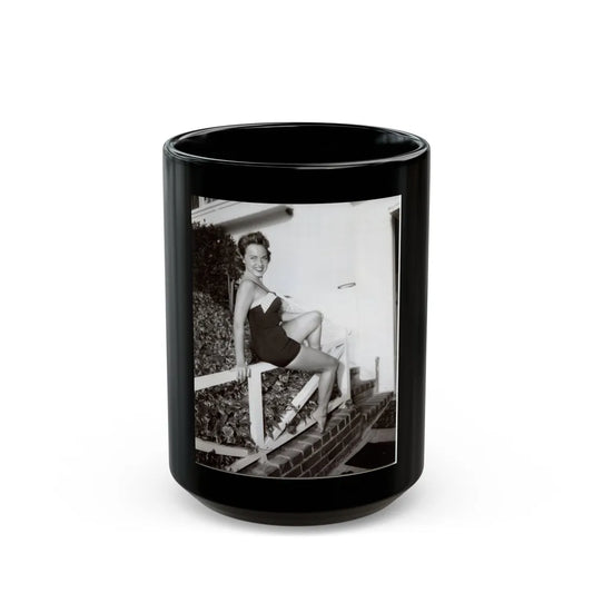 Terry Moore #489 (Vintage Female Icon) Black Coffee Mug-15oz-Go Mug Yourself