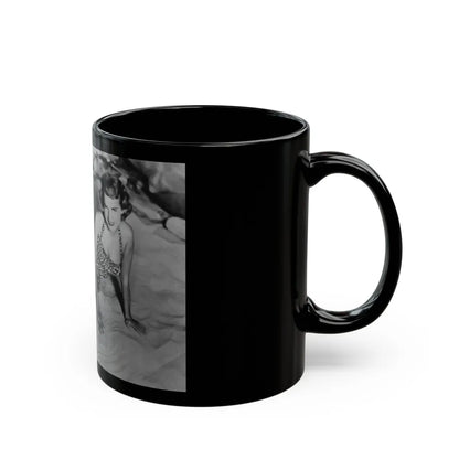 Terry Moore #49 (Vintage Female Icon) Black Coffee Mug-Go Mug Yourself