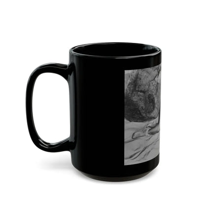 Terry Moore #49 (Vintage Female Icon) Black Coffee Mug-Go Mug Yourself