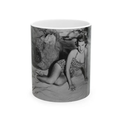 Terry Moore #49 (Vintage Female Icon) White Coffee Mug-11oz-Go Mug Yourself