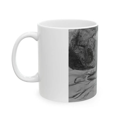 Terry Moore #49 (Vintage Female Icon) White Coffee Mug-Go Mug Yourself