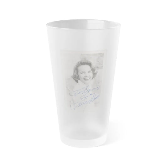 Terry Moore #491 (Vintage Female Icon) Frosted Pint Glass 16oz-16oz-Frosted-Go Mug Yourself