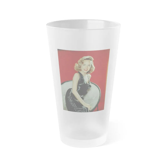 Terry Moore #494 (Vintage Female Icon) Frosted Pint Glass 16oz-16oz-Frosted-Go Mug Yourself