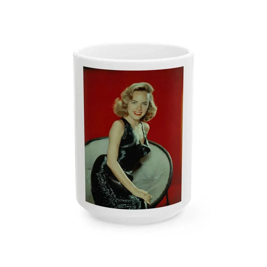 Terry Moore #494 (Vintage Female Icon) White Coffee Mug 15oz - Go Mug Yourself