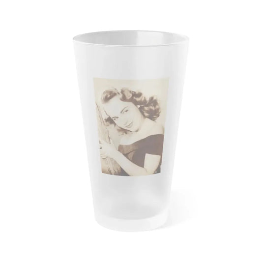 Terry Moore #499 (Vintage Female Icon) Frosted Pint Glass 16oz 16oz Frosted - Go Mug Yourself