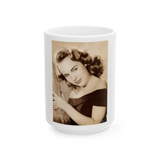 Terry Moore #499 (Vintage Female Icon) White Coffee Mug 15oz - Go Mug Yourself