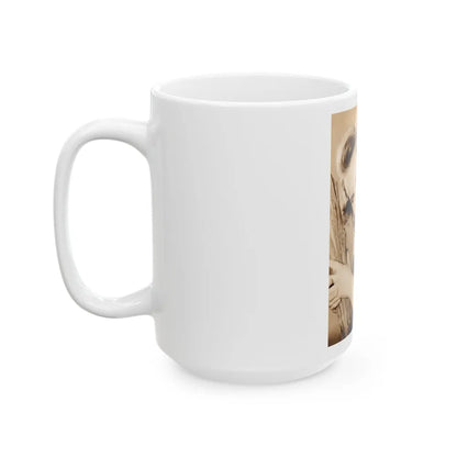 Terry Moore #499 (Vintage Female Icon) White Coffee Mug-Go Mug Yourself