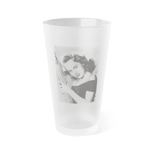 Terry Moore #4991 (Vintage Female Icon) Frosted Pint Glass 16oz-16oz-Frosted-Go Mug Yourself