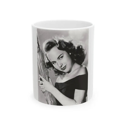 Terry Moore #4991 (Vintage Female Icon) White Coffee Mug-11oz-Go Mug Yourself