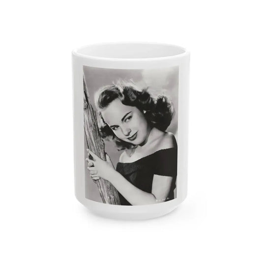 Terry Moore #4991 (Vintage Female Icon) White Coffee Mug 15oz - Go Mug Yourself