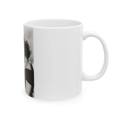 Terry Moore #4991 (Vintage Female Icon) White Coffee Mug-Go Mug Yourself