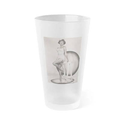Terry Moore #50 (Vintage Female Icon) Frosted Pint Glass 16oz-16oz-Frosted-Go Mug Yourself