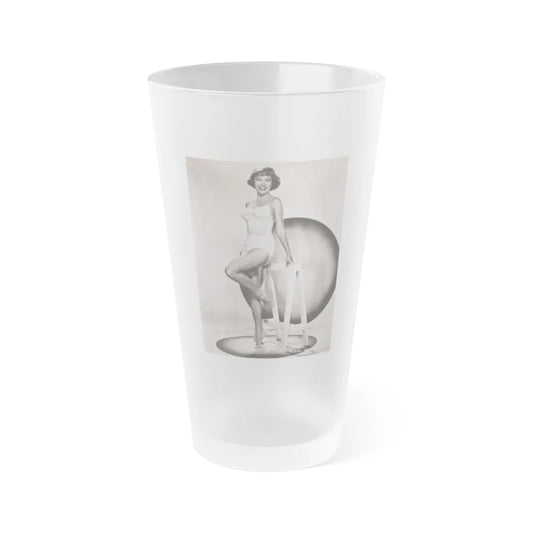 Terry Moore #50 (Vintage Female Icon) Frosted Pint Glass 16oz-16oz-Frosted-Go Mug Yourself