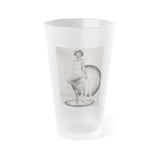 Terry Moore #50 (Vintage Female Icon) Frosted Pint Glass 16oz 16oz Frosted - Go Mug Yourself