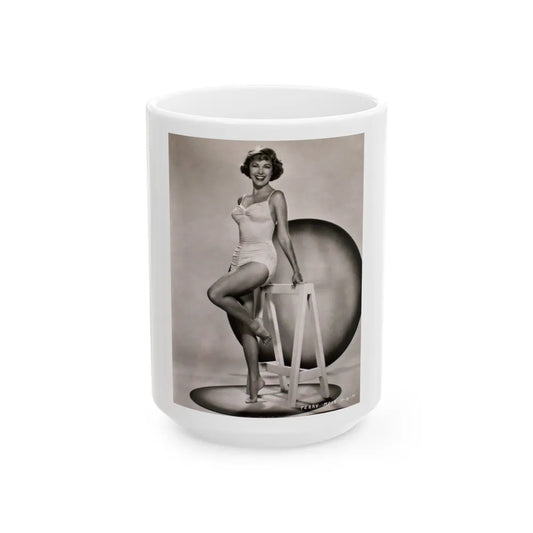 Terry Moore #50 (Vintage Female Icon) White Coffee Mug-15oz-Go Mug Yourself