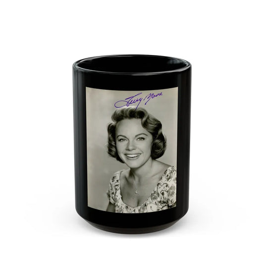 Terry Moore #500 (Vintage Female Icon) Black Coffee Mug-15oz-Go Mug Yourself
