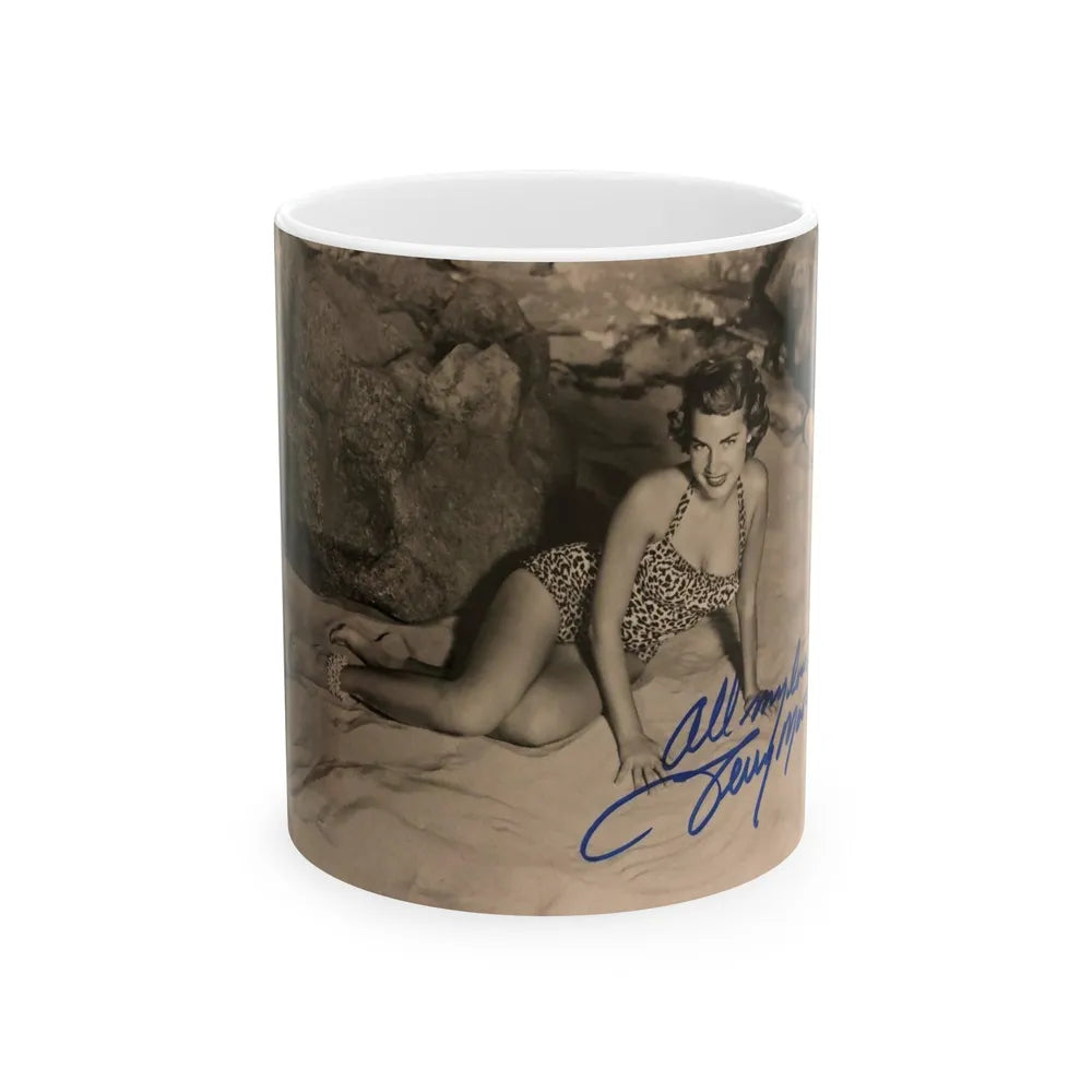 Terry Moore #501 (Vintage Female Icon) White Coffee Mug-11oz-Go Mug Yourself