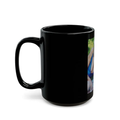 Terry Moore #504 (Vintage Female Icon) Black Coffee Mug-Go Mug Yourself