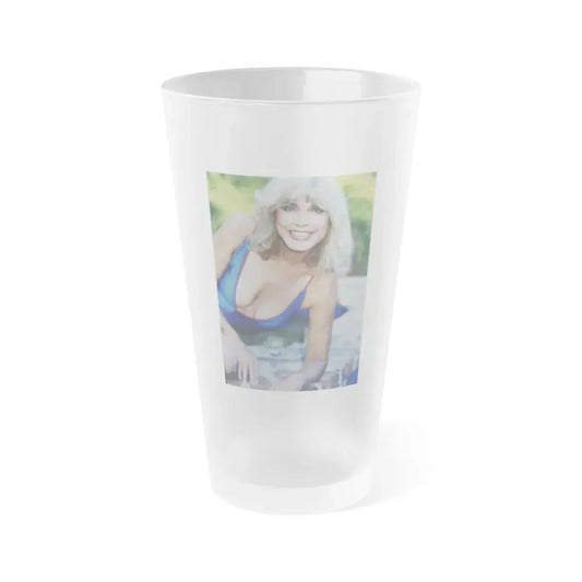 Terry Moore #504 (Vintage Female Icon) Frosted Pint Glass 16oz 16oz Frosted - Go Mug Yourself