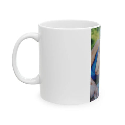 Terry Moore #504 (Vintage Female Icon) White Coffee Mug-Go Mug Yourself