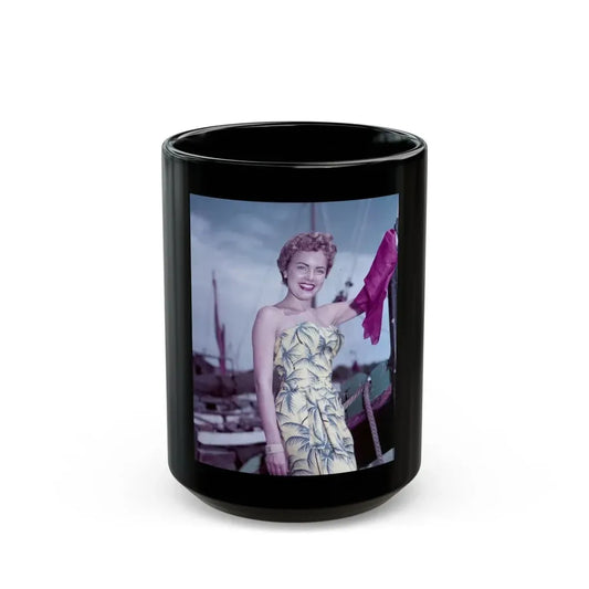 Terry Moore #509 (Vintage Female Icon) Black Coffee Mug 15oz - Go Mug Yourself