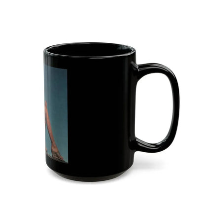 Terry Moore #515 - 4x4 Magazine Page Photo Clipping (Vintage Female Icon) Black Coffee Mug - Go Mug Yourself