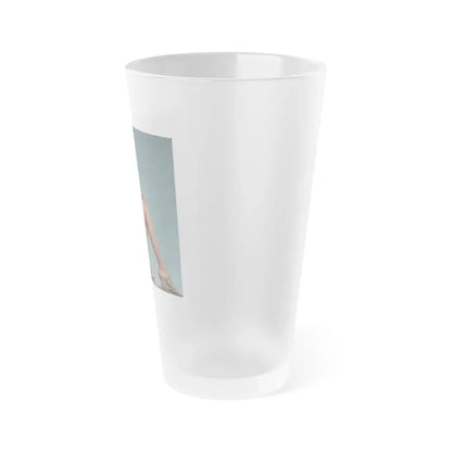 Terry Moore #515 - 4x4 Magazine Page Photo Clipping (Vintage Female Icon) Frosted Pint Glass 16oz - Go Mug Yourself
