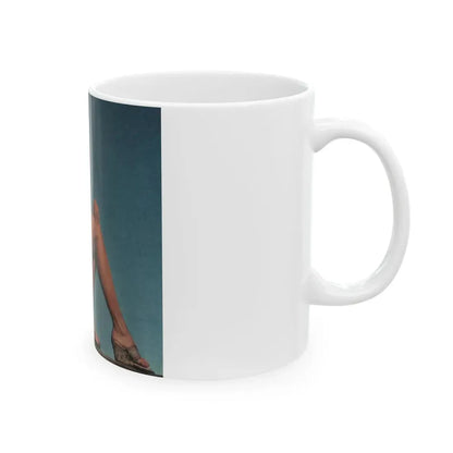 Terry Moore #515 - 4x4 Magazine Page Photo Clipping (Vintage Female Icon) White Coffee Mug - Go Mug Yourself
