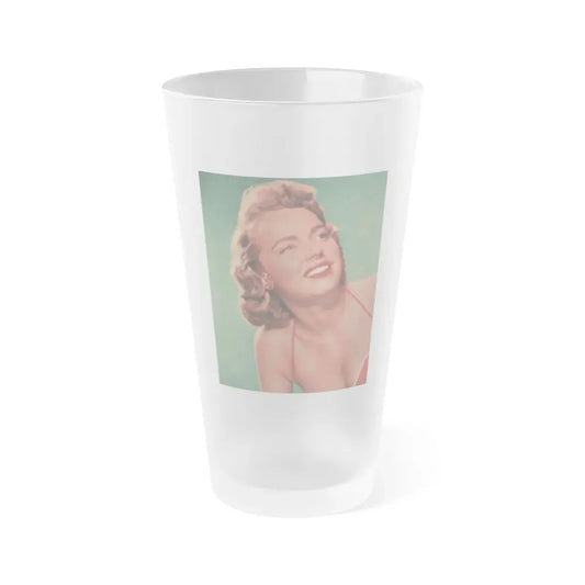 Terry Moore #518 - 2.75x3.75 Magazine Page Photo Clipping (Vintage Female Icon) Frosted Pint Glass 16oz 16oz Frosted - Go Mug Yourself