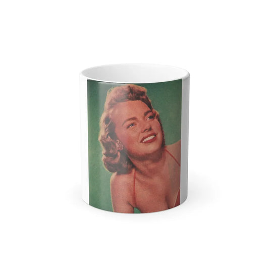 Terry Moore #518 - 2.75x3.75 Magazine Page Photo Clipping (Vintage Female Icons) Color Changing Mug 11oz-11oz-Go Mug Yourself