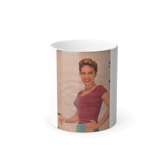 Terry Moore #519 - Magazine Page Photo (Vintage Female Icon) Color Changing Mug 11oz 11oz - Go Mug Yourself