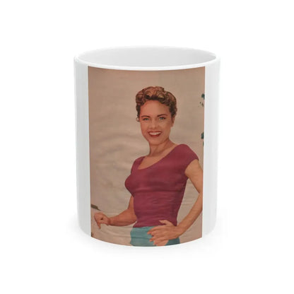 Terry Moore #519 - Magazine Page Photo (Vintage Female Icon) White Coffee Mug 11oz - Go Mug Yourself