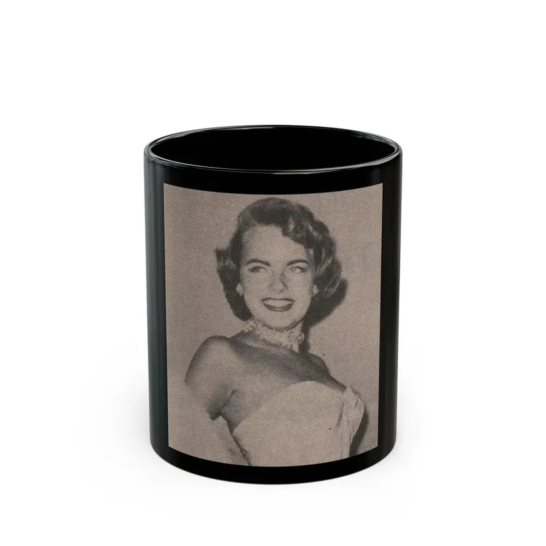 Terry Moore #520 - 2x3 Magazine Photo Page Clipping (Vintage Female Icon) Black Coffee Mug 11oz - Go Mug Yourself