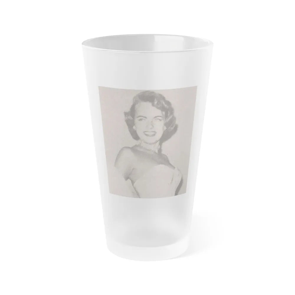 Terry Moore #520 - 2x3 Magazine Photo Page Clipping (Vintage Female Icon) Frosted Pint Glass 16oz-16oz-Frosted-Go Mug Yourself