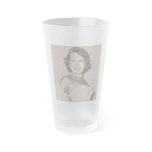 Terry Moore #520 - 2x3 Magazine Photo Page Clipping (Vintage Female Icon) Frosted Pint Glass 16oz-16oz-Frosted-Go Mug Yourself