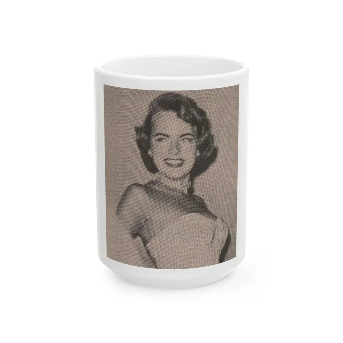 Terry Moore #520 - 2x3 Magazine Photo Page Clipping (Vintage Female Icon) White Coffee Mug 15oz - Go Mug Yourself