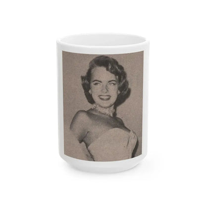 Terry Moore #520 - 2x3 Magazine Photo Page Clipping (Vintage Female Icon) White Coffee Mug 15oz - Go Mug Yourself