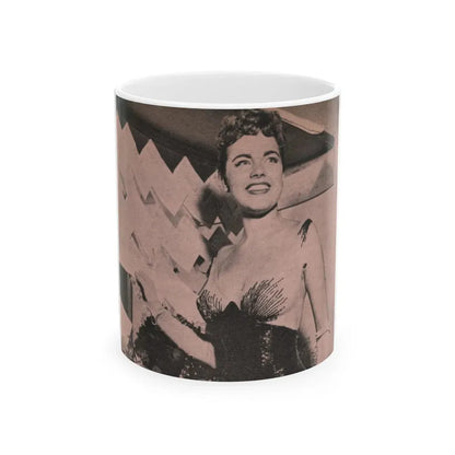 Terry Moore #521 - Magazine Photo Page Clipping (Vintage Female Icon) White Coffee Mug 11oz - Go Mug Yourself