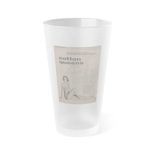 Terry Moore #522 - 8x11 Magazine Page Photo (Vintage Female Icon) Frosted Pint Glass 16oz-16oz-Frosted-Go Mug Yourself