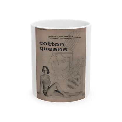 Terry Moore #522 - 8x11 Magazine Page Photo (Vintage Female Icon) White Coffee Mug 11oz - Go Mug Yourself