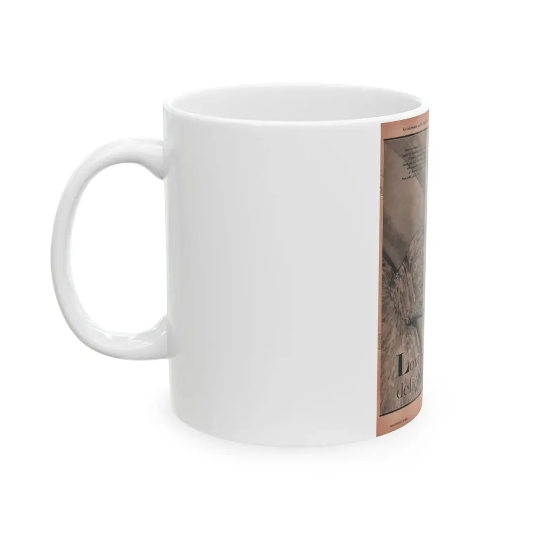 Terry Moore #523 - 8x11 Magazine Photo Page Clipping (Vintage Female Icon) White Coffee Mug - Go Mug Yourself