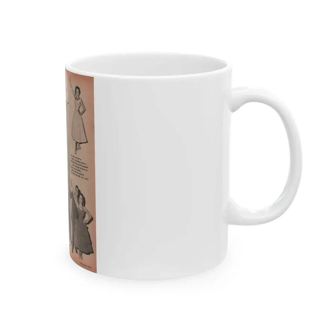 Terry Moore #524 - 8x11 Magazine Page Photos (Vintage Female Icon) White Coffee Mug - Go Mug Yourself
