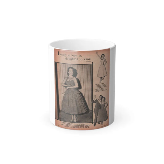 Terry Moore #524 - 8x11 Magazine Page Photos (Vintage Female Icons) Color Changing Mug 11oz-Go Mug Yourself