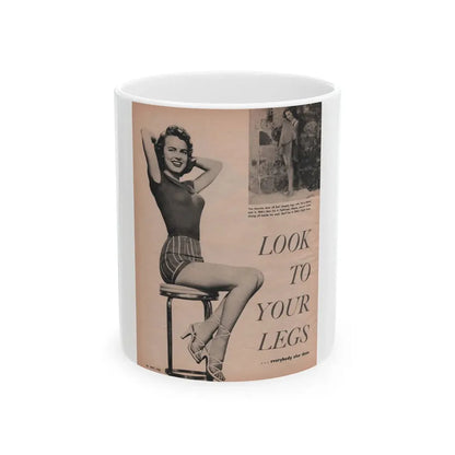 Terry Moore #525 - 8x11 Magazine Page Photo (Vintage Female Icon) White Coffee Mug 11oz - Go Mug Yourself