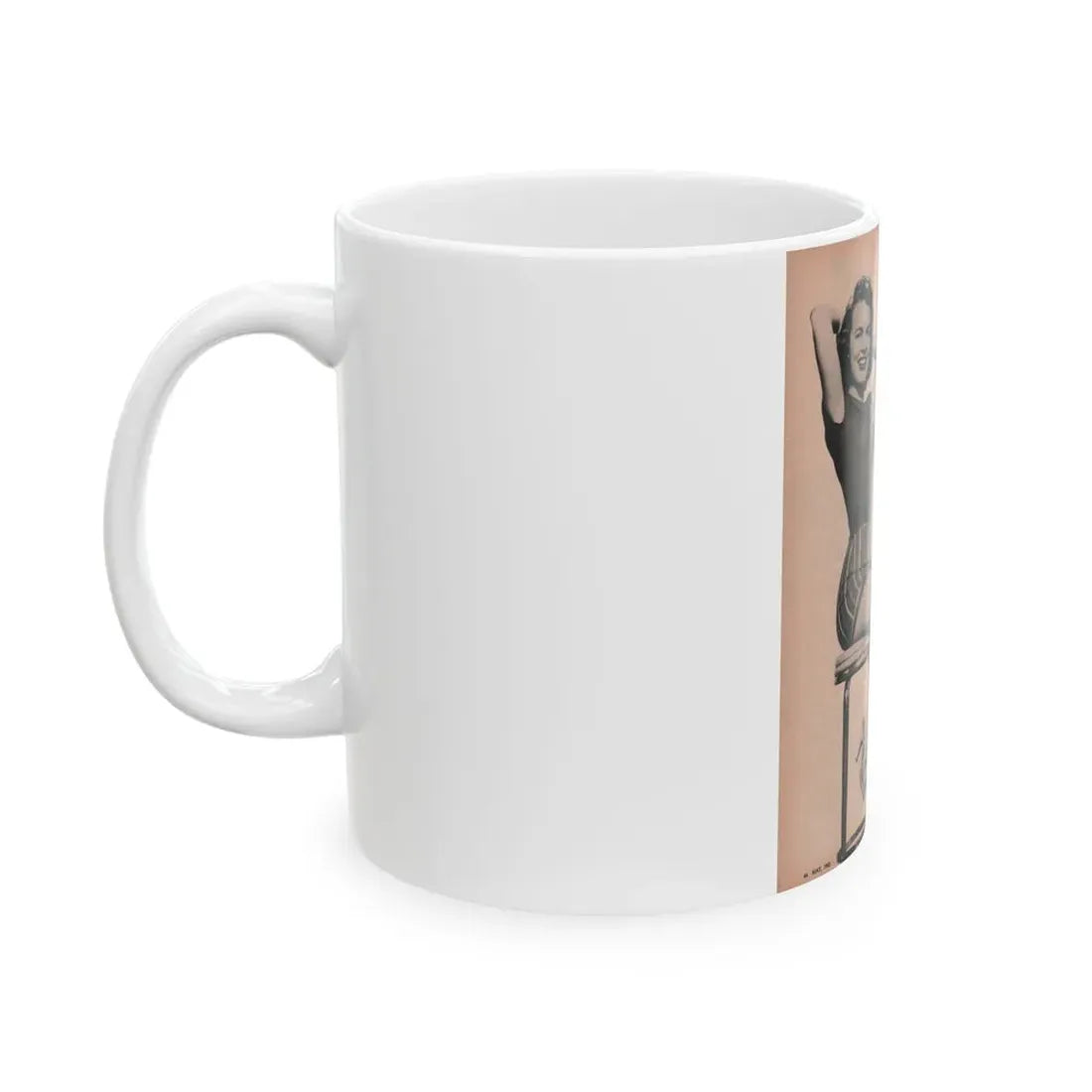 Terry Moore #525 - 8x11 Magazine Page Photo (Vintage Female Icon) White Coffee Mug - Go Mug Yourself