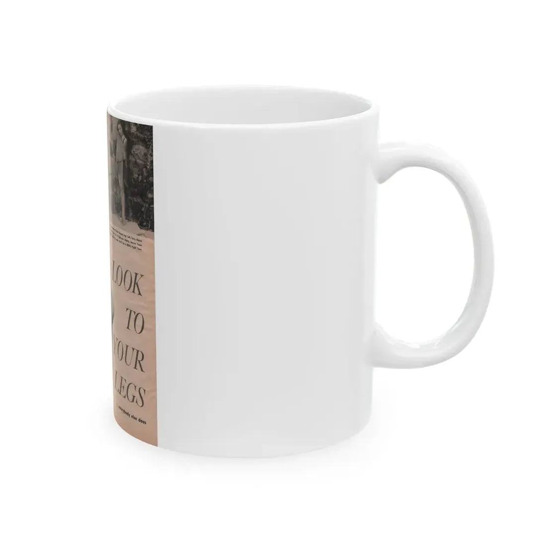 Terry Moore #525 - 8x11 Magazine Page Photo (Vintage Female Icon) White Coffee Mug - Go Mug Yourself