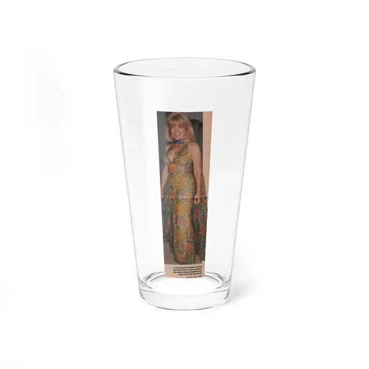 Terry Moore #526 - 3x9.75 Magazine Page Photo Clipping (Vintage Female Icon) Pint Glass 16oz 16oz - Go Mug Yourself