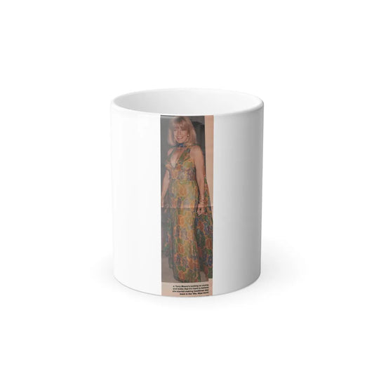 Terry Moore #526 - 3x9.75 Magazine Page Photo Clipping (Vintage Female Icons) Color Changing Mug 11oz-11oz-Go Mug Yourself